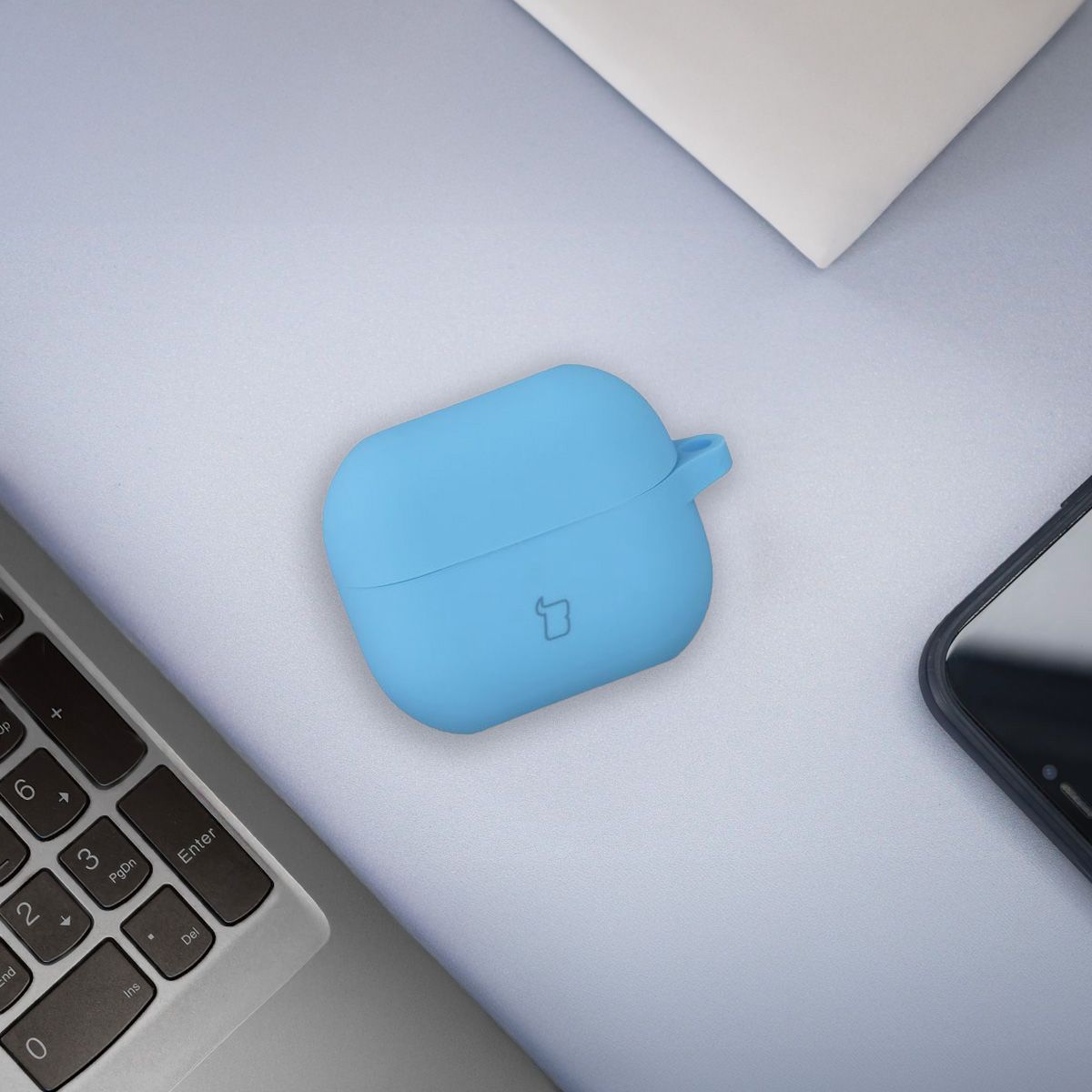 Silikonowa konstrukcja etui Bizon Case Headphone Silicone